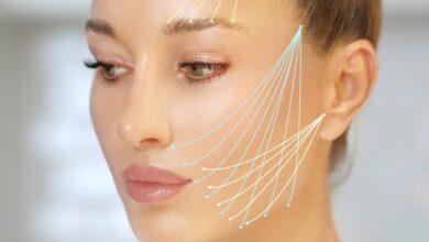 لیفت ابرو با نخ